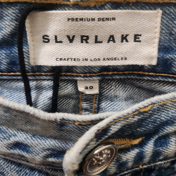 SLVRLAKE | Virginia Slim High-Rise Jeans in Daydream - Picture 6 of 8